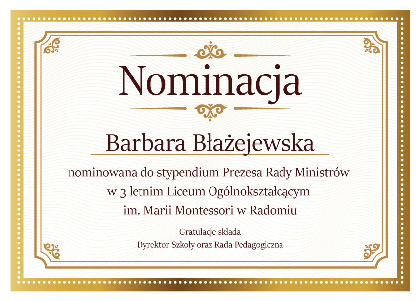 Nominacja-Basia